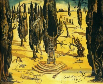  labyrinth tableaux - Labyrinthe II surréalisme